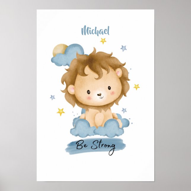 Little Lessons Lion from the Cloud Poster (Front)