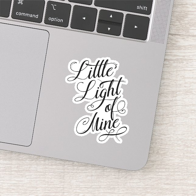 Little Light Of Mine Typography (Detail)