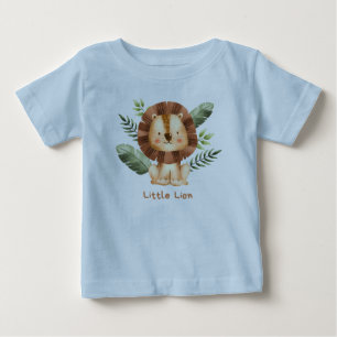Little Lion Baby T-Shirt: Adorable Brown Lion Desi T-Shirt