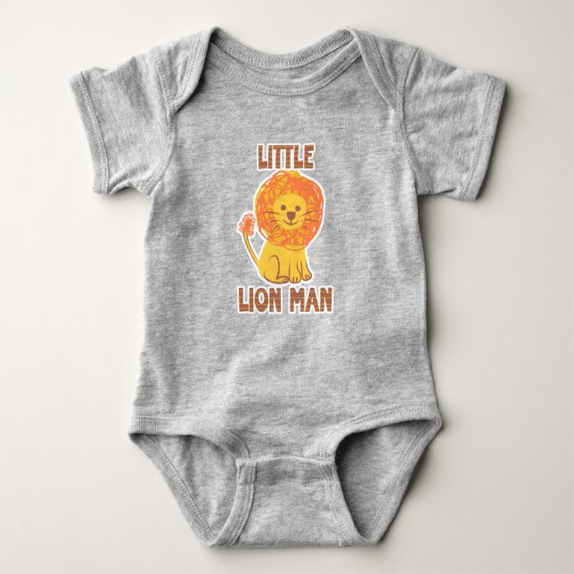 Little Lion Man romper Baby Bodysuit (Front)