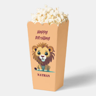 Little Lion personalised Birthday Favour Box