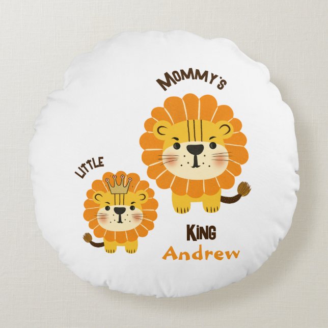 Little lion round cushion (Front)
