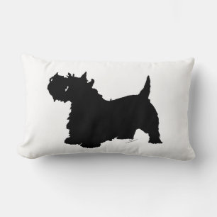 Little Listening Scottie Lumbar Cushion