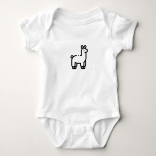 Little Llama Baby Bodysuit