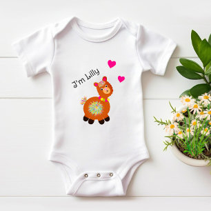 Little Llama Baby Bodysuit
