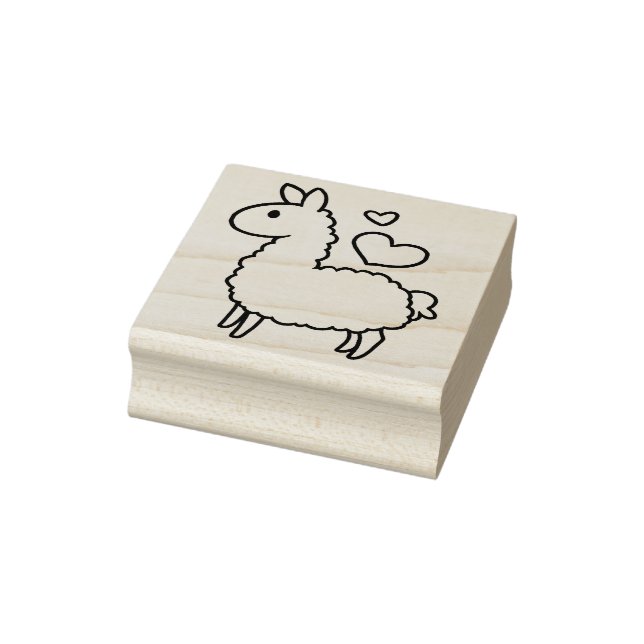 Little Llama Rubber Stamp (Stamp)