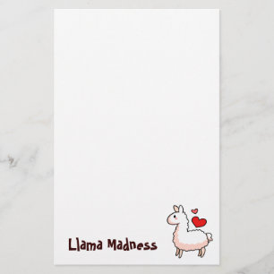 Little Llama Stationery