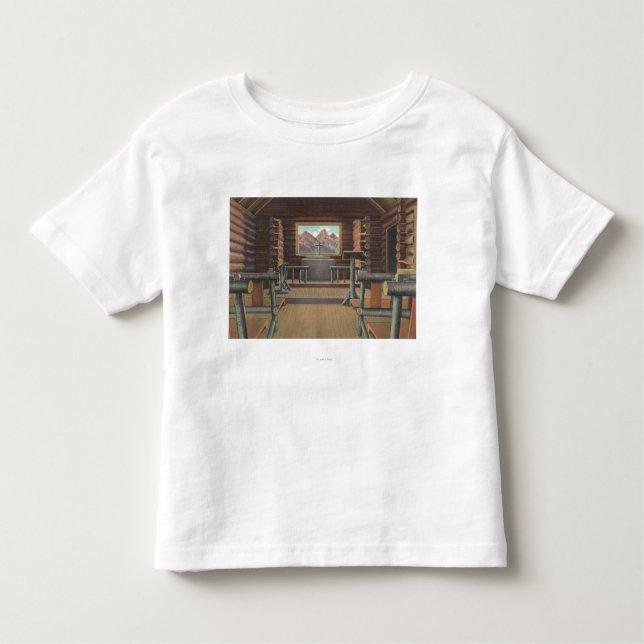 Little Log Church at Snake River View Toddler T-Shirt (Front)