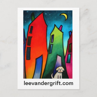 Little Lost dog.09 smlrjpg, leevandergrift.com Postcard