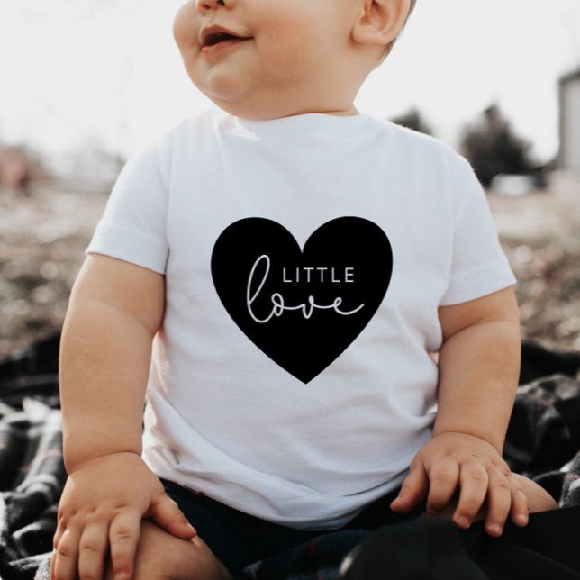 Little Love Black Heart Baby Tshirt (Creator Uploaded)