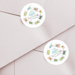 Little Love Bug Baby Shower Envelope Seals