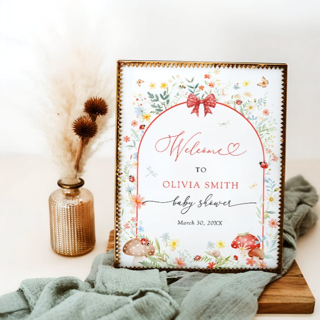 Little Love Bug Baby Shower Welcome  Poster (Creator Uploaded)