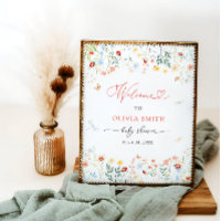 Little Love Bug Cute Garden Baby Shower Welcome