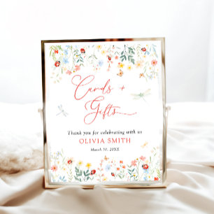 Little Love Bug Cute Garden Cards and Gifts Poster