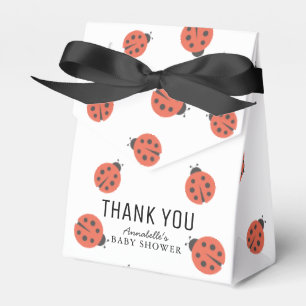 Little Love Bug Ladybug Baby Shower Favour Box