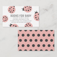 Little Love Bug Pink Ladybug Books for Baby Shower