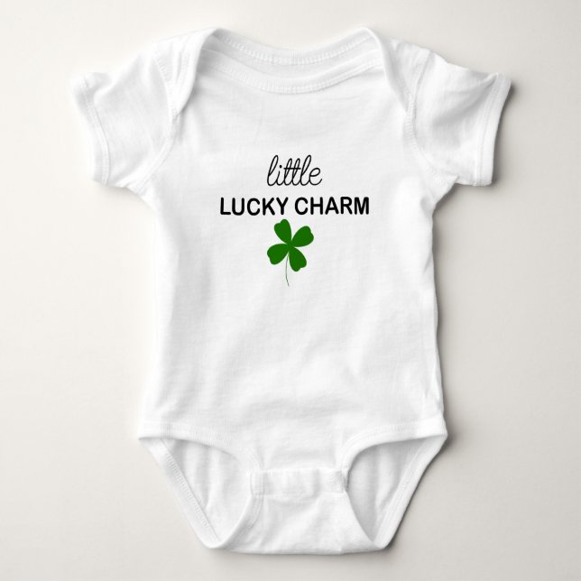 Little Lucky Charm Baby Bodysuit (Front)