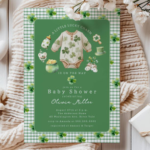 Little Lucky Charm Baby Shower Invitation