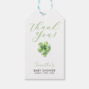 Little Lucky Charm is on the way Baby Shower Gift Tags