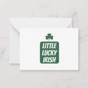 Little Lucky Irish Cute Family St Patrick’s Day Card