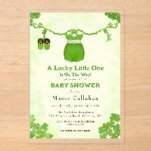 Little Lucky One Shamrock Baby Girl Outfit