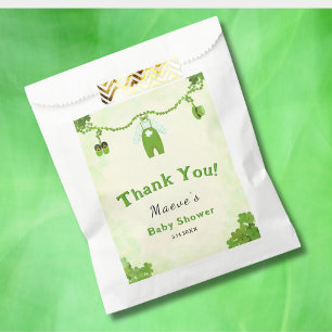 Little Lucky One Shamrock Baby Outfit Baby Shower Favour Bag
