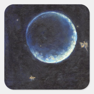Little Lune 2014 Square Sticker