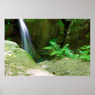 Little Lyons Falls, Mohican State Park, Ohio Poster