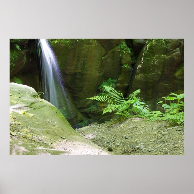 Little Lyons Falls, Mohican State Park, Ohio Poster (Front)