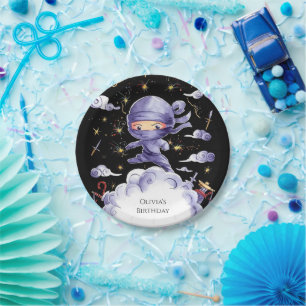 Little Magical Ninja Birthday Paper Plate