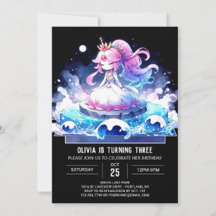 Little Magical Princess Birthday Invitation