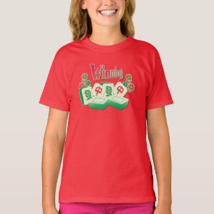 Little Mahjong Winner Green Tiles T-Shirt