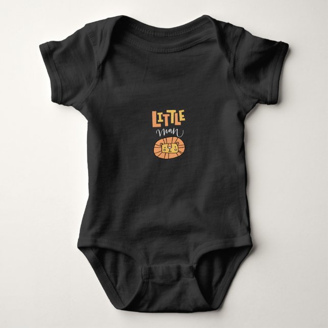 little man baby bodysuit (Front)