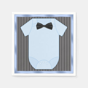 Little Man Baby Boy Shower Napkin