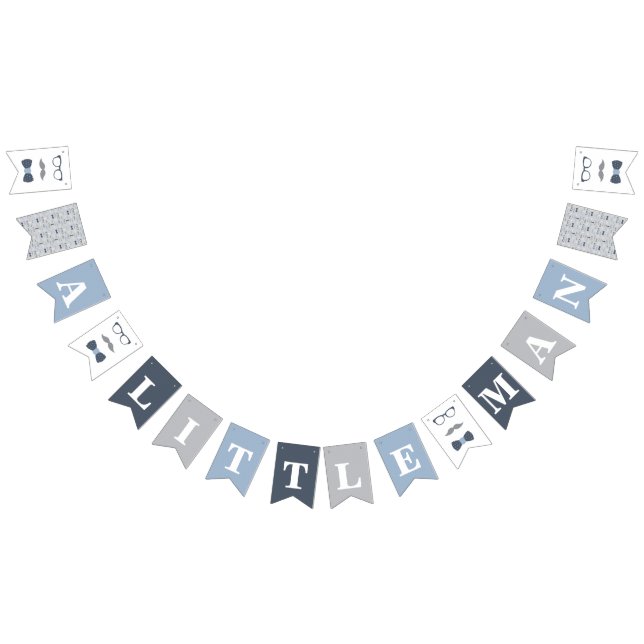 Little Man Baby Shower Banner (All)