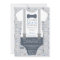 Little Man Baby Shower Invitation, Navy Blue, Grey