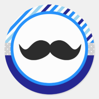 Little Man Baby Shower Stickers