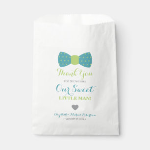 Little Man Bow Tie Favour Bag, Thank You Favour Bag