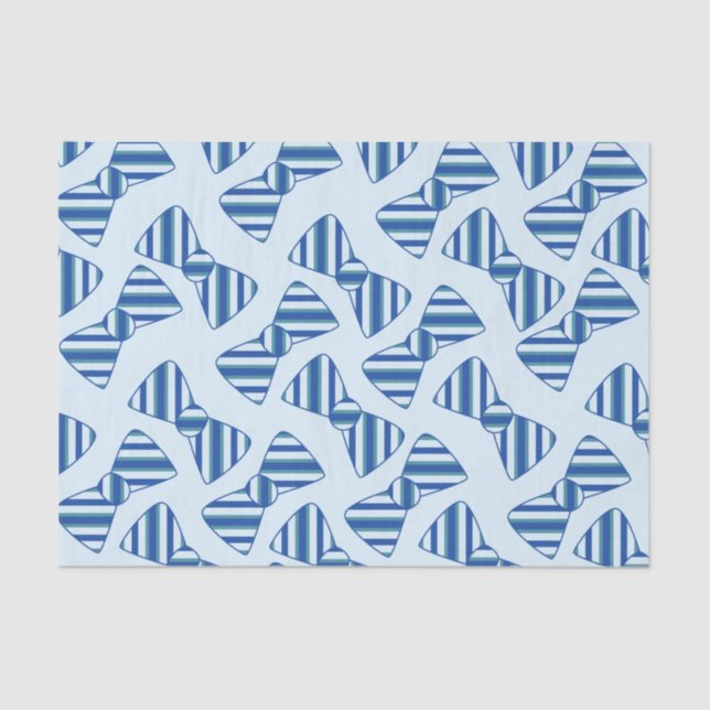 Little Man Boy's 1st Birthday Party Tissue Paper (Front)