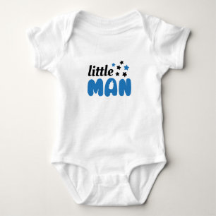 Little Man Cute Star Baby Bodysuit
