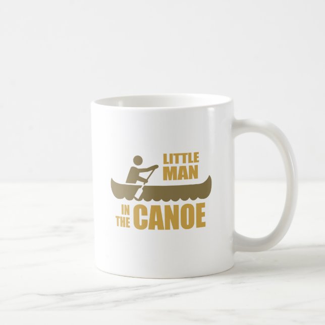Little man in the canoe coffee mug (Right)
