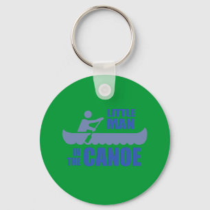 Little man in the canoe key ring