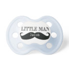 Little man moustache Custom Pacifier Personalised