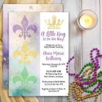 Little Mardi Gras King Baby Shower