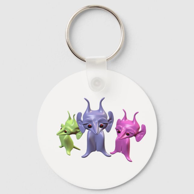 Little Martians Key Ring (Front)