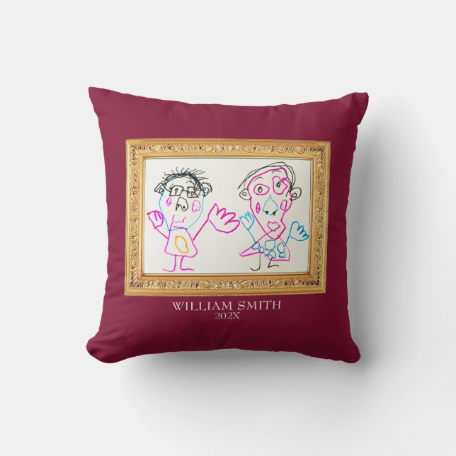 Little Masterpiece Ornament Cushion (Front)