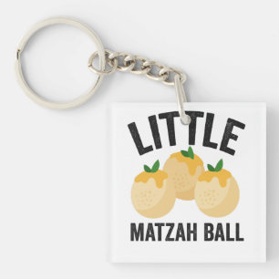 Little Matzah Ball Funny Jewish Hanukkah Gift Key Ring