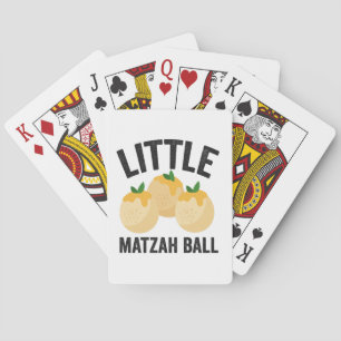 Little Matzah Ball Funny Jewish Hanukkah Gift Playing Cards