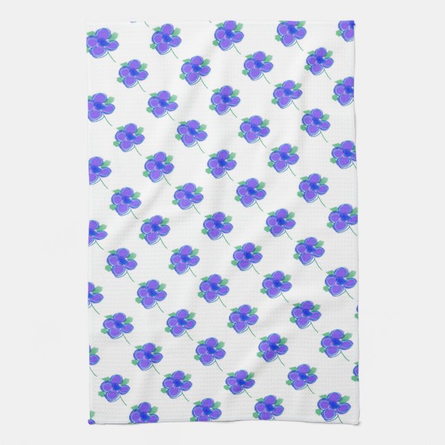 Little Mauve Tea Towel (Vertical)