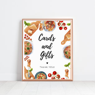 Little Meatball Italian Food Cards & Gifts Sign